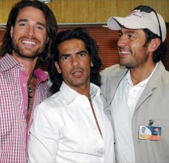 Sebastián Rulli, Armando Araiza y Fernando Colunga