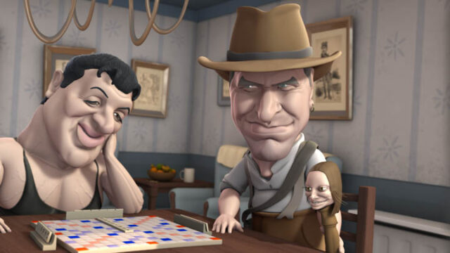 headcases harrison ford sylvestre stallone