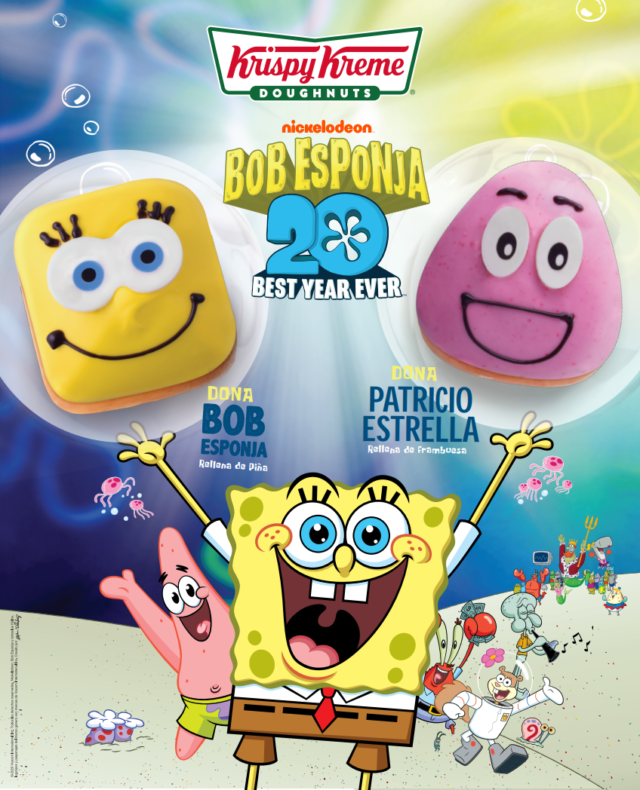 Krispy Kreme se sumerge a fondo de Bikini para festejar el cumpleaños número 20 de Bob Esponja 1 bob esponja