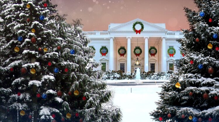 White House Christmas 2023 Drew y Jonathan Scott
